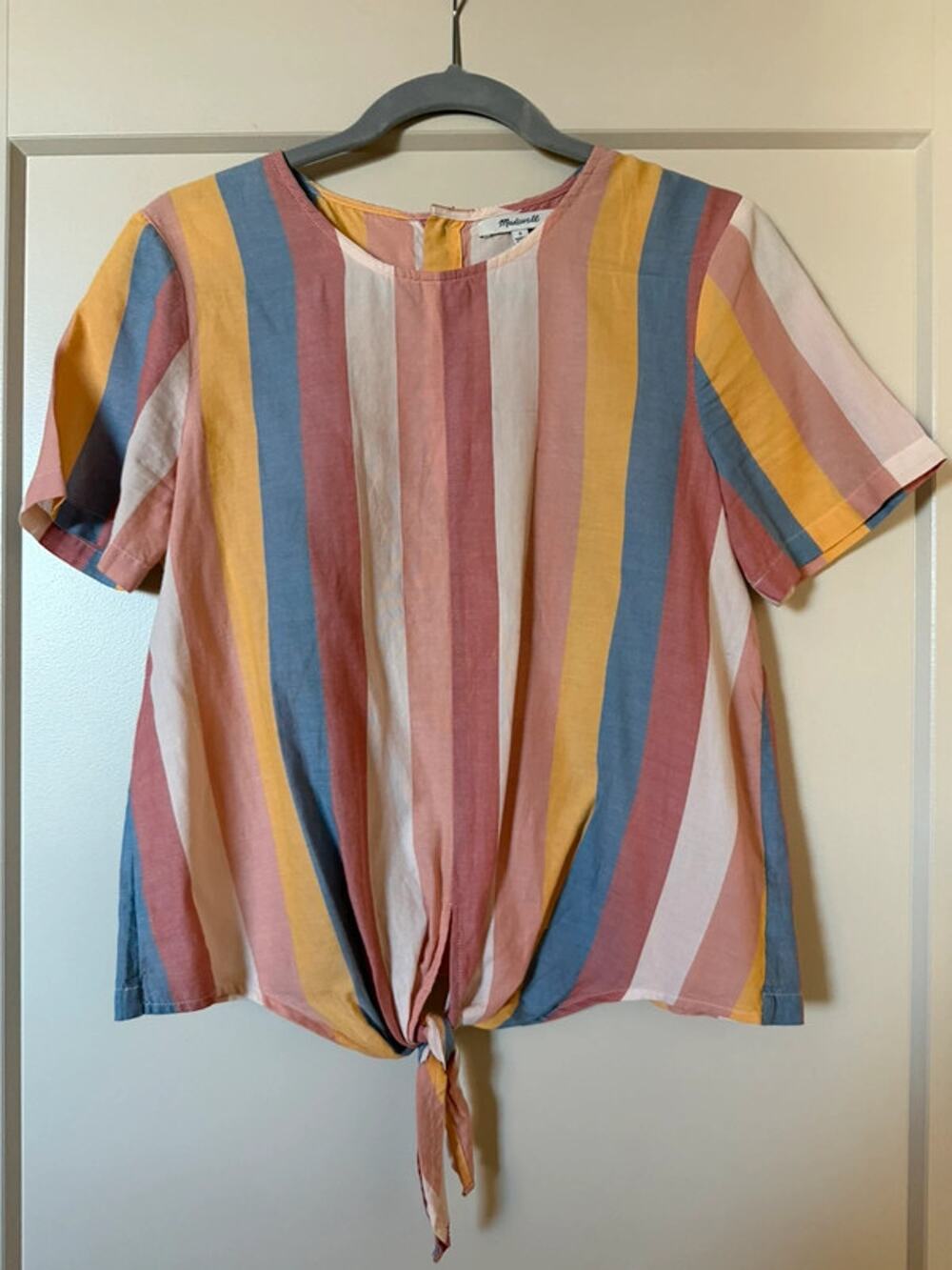 Madewell Striped Blouse Top